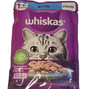 Comida para gatos Whiskas Fillets +1 año Atún 85g
