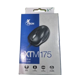 Mouse Cableado usb, ratón usb XTM175 optical mouse Xtech 1000 dpi 1