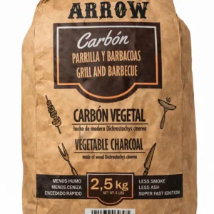 Carbón menos humo, carbón arrow, carbón vegetal, carbón rápido encendido, carbón con menos ceniza