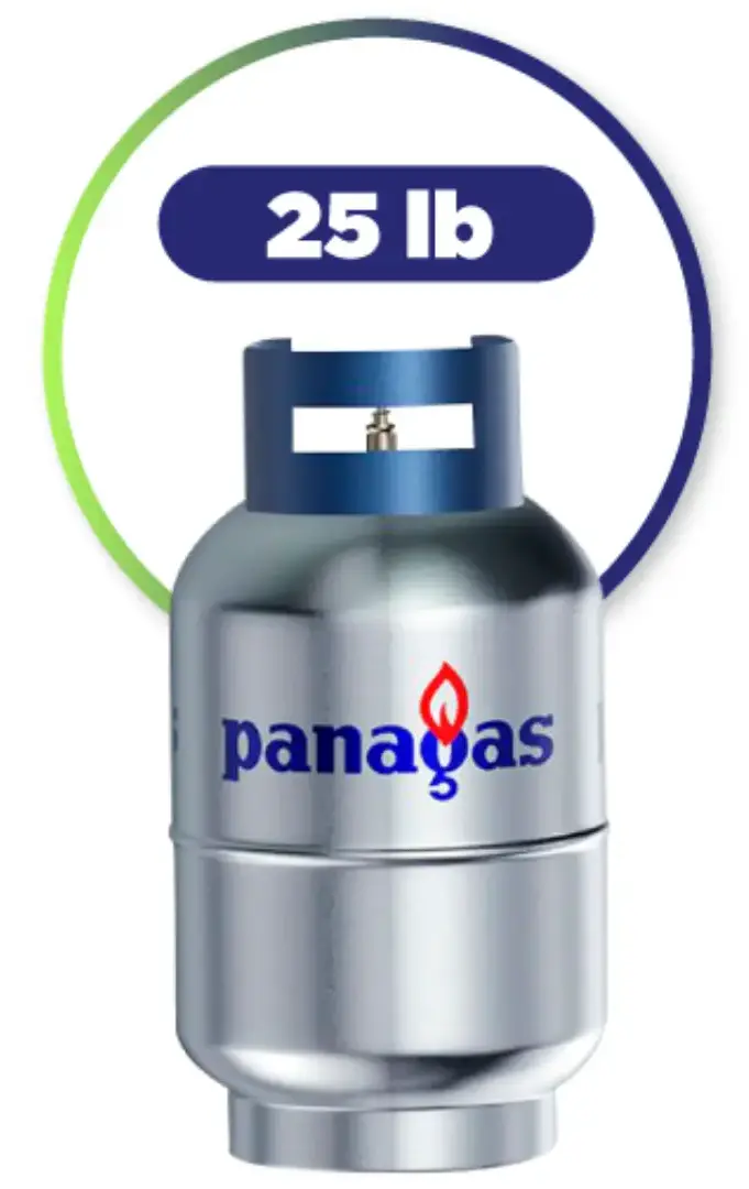 Panagas, gas de 25 libras glp, para estufas de casa, residencia.