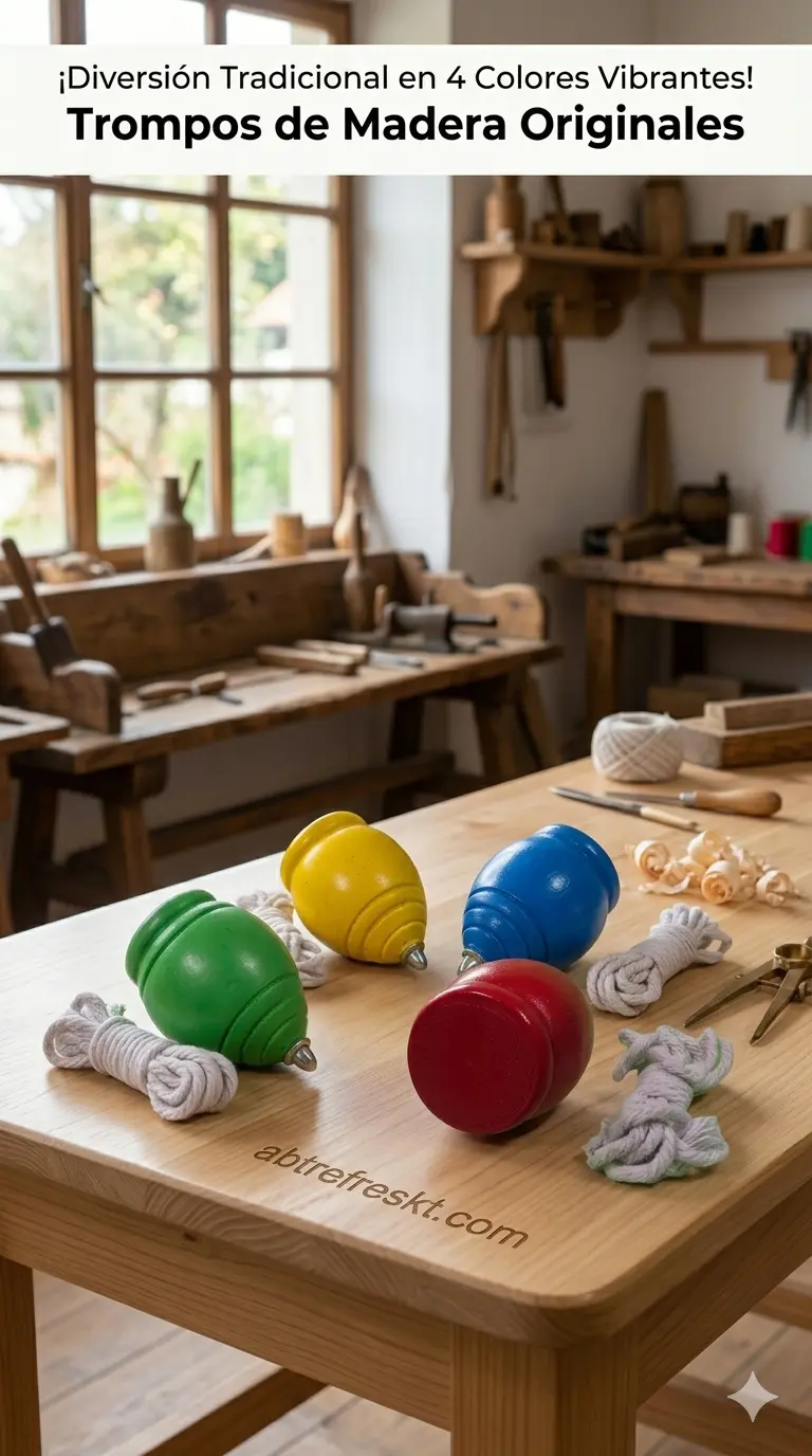 trompos de madera originales