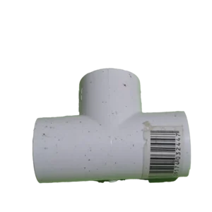 Unión T de PVC lisa, sin rosca, tamaño de 1/2 pulgadas, media pulgadas PVC, para agua