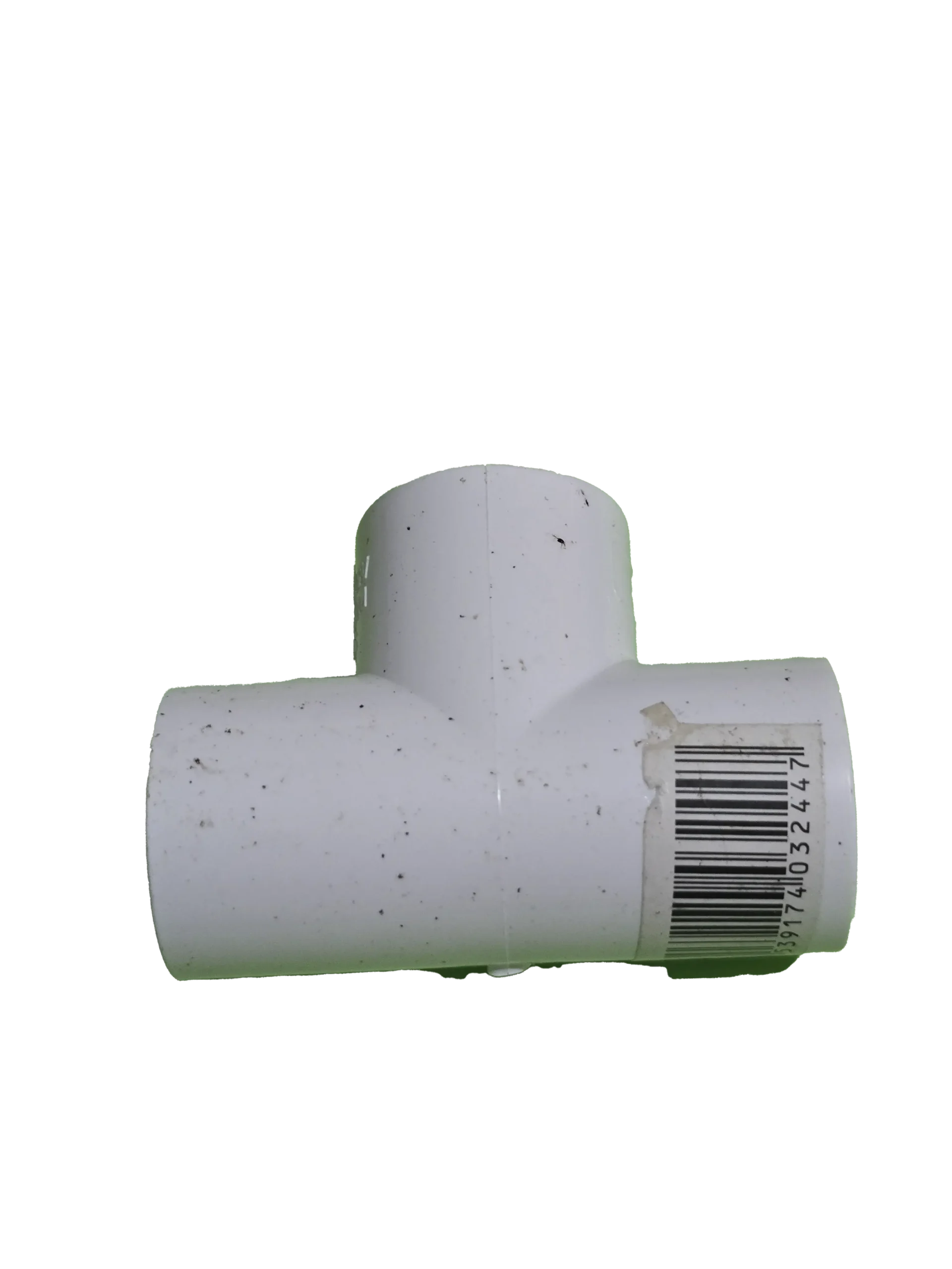 Unión T de PVC lisa, sin rosca, tamaño de 1/2 pulgadas, media pulgadas PVC, para agua