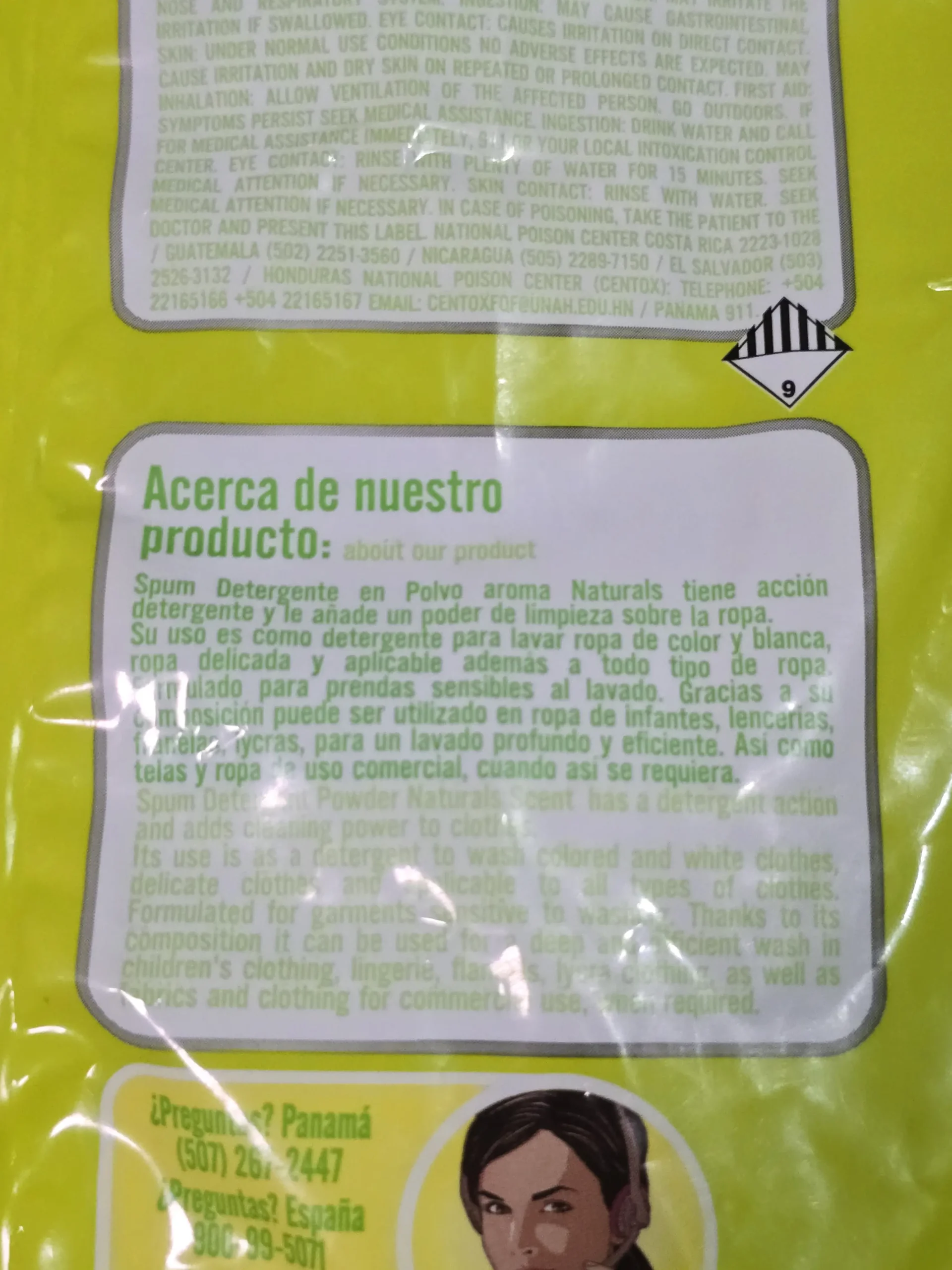 jabón en polvo spum 1000g bolsa grande 1